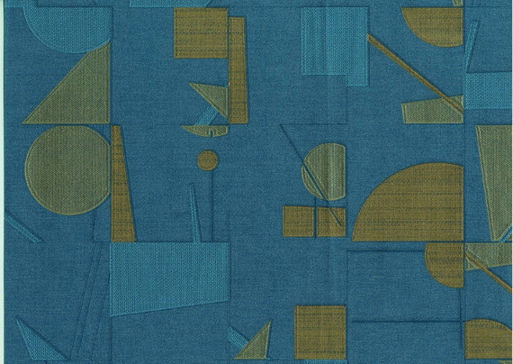 Zmywalna tapeta 24005 geometryczna abstrakcja niebieska