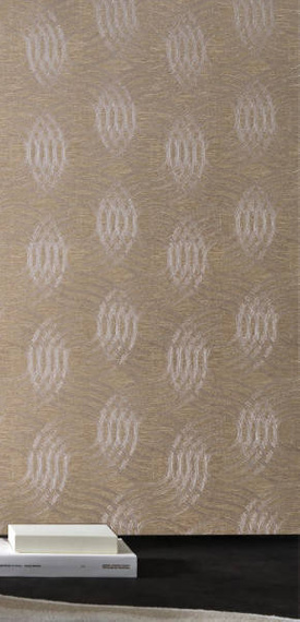 tapeta zaokrąglone linie 7579 22 42 Auraria CASAMANCE Textures Metalliques