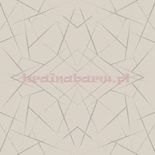Nowoczesna geometryczna tapeta z szarym graficznym diamentowym wzorem na beżowym tle