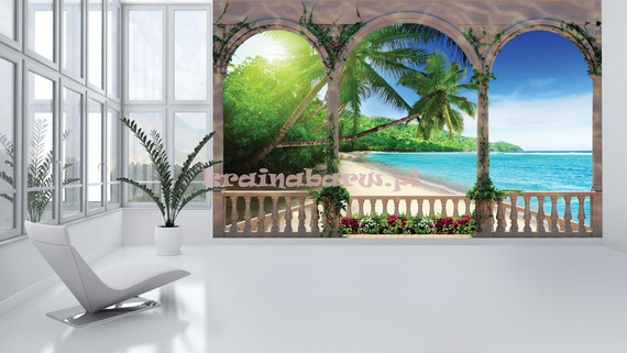 Fototapeta 1078P8 Rajski widok z tarasu