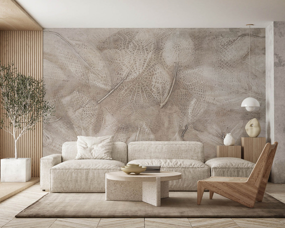 Tapeta artystyczna Wallart Vento liście