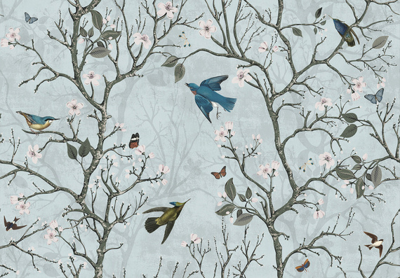 Fototapeta 14611 Ptaki i drzewa