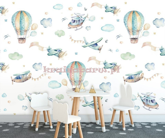 Fototapeta 13511 Balony Samoloty Helikoptery