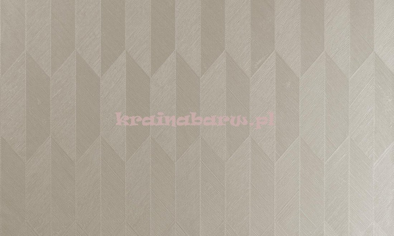 Tapeta geometryczna w beżach z wyczuwalną strukturą i efektem 3D