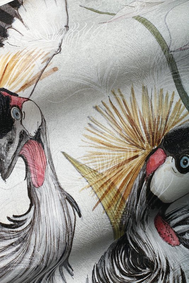 Ekskluzywny mural Ptaki i Kwiaty Tiara I