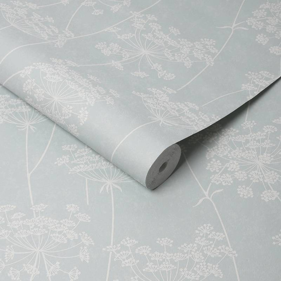 Tapeta 33-302 kwiaty niebieskim tle