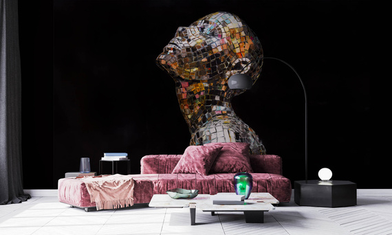 Tapeta artystyczna Wallart Disco abstrakcja 