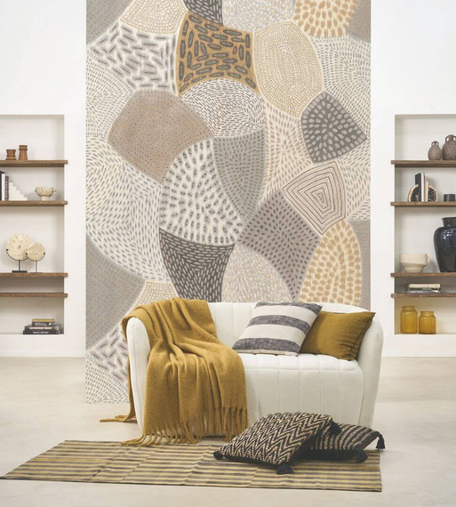 Mural Casadeco 201181005 patchworkowy wzór