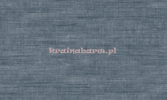 Tapeta  przypominająca naturalne płótno w odcieniu ciemnego niebieskiego