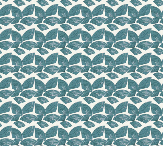 Tapeta 37847-2 wachlarze K/ FAN Karl Lagerfeld