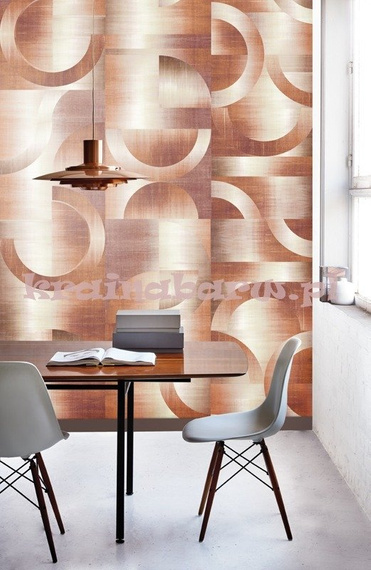 Mural geometryczna abstrakcja Leonardo Rust 1