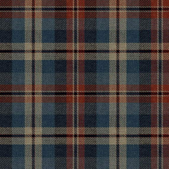 Tapeta Carl Robinson CL71111 szkocka krata tkanina imitacja