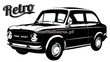 Naklejka na ścianę RETRO AUTO SPNB173TS