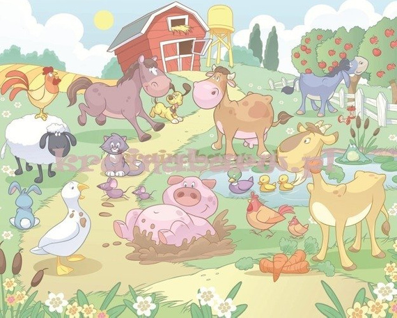 Fototapeta Baby Fun on the Farm 035