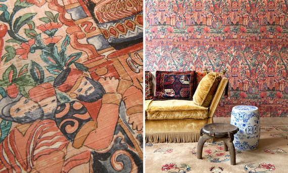 Tapeta tekstylna Arte 49501 Orientalny wzór