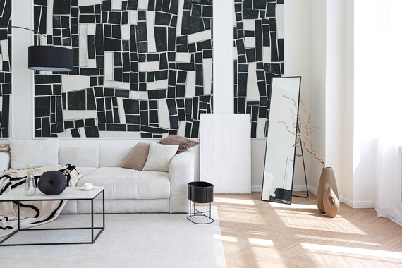 Tapeta artystyczna Wallart Mosaico mozaika geometryczna