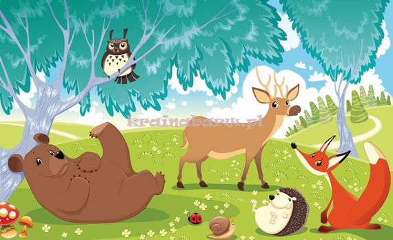 Fototapeta na flizelinie 1332VE Leśna Gromada