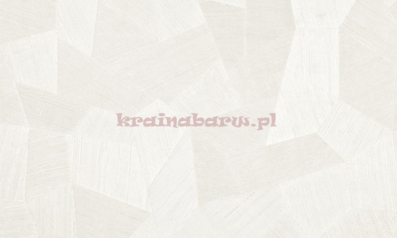 Tapeta geometryczna z wielokątami w bieli z wyczuwalną strukturą i efektem 3D