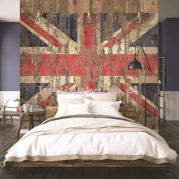 Fototapeta mural Brytyjska Flaga Grunge