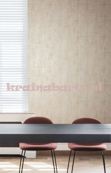 Nowoczesna tapeta dyskretna geometria w szarości 