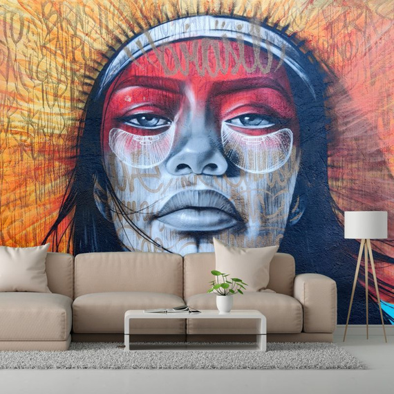 Tapeta Fototapeta 27002 Proud woman power mural