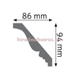 Listwa sufitowa zdobiona LGZ-09F Flex 235 x 9,4 x 8,6cm