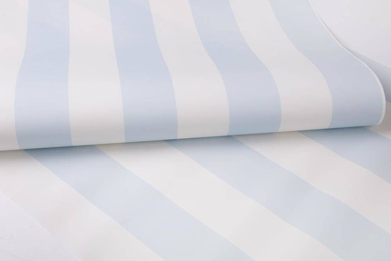 Tapeta 100097 niebiesko biały pasy