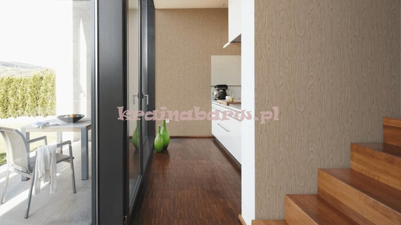 Ekskluzywna tapeta Versace IV  drewno orzechowy brąz