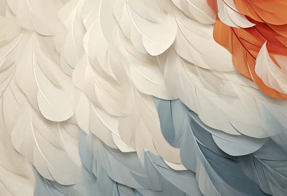 Tapeta Artystyczna Minimalisme Plumes MP101