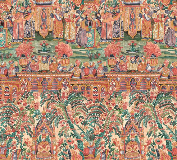Tapeta tekstylna Arte 49500 Orientalny wzór