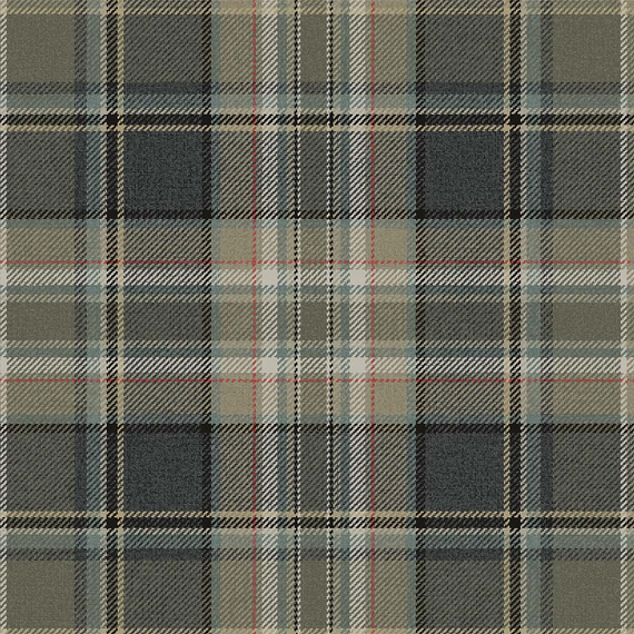 Mural Carl Robinson CL72500M szkocka krata z wyczuwalną strukturą