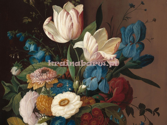 Dark Tulip - Niebieskie Irysy