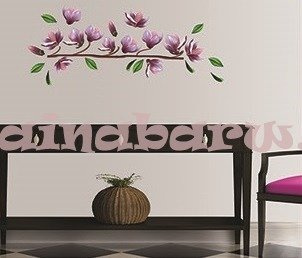 Naklejki na ścianę KWIAT MAGNOLII SNC274