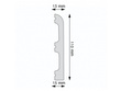 Listwa przypodłogowa LPC-10M 244 x 1,5 x 11cm