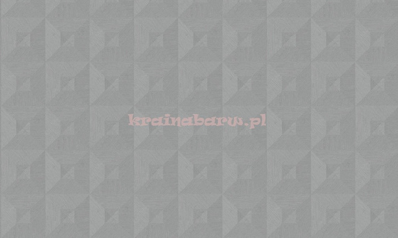 Tapeta geometryczna 3D kwadraty trójkąty w szaro srebrzysta z wyczuwalną w dotyku strukturą 