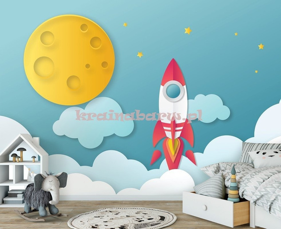 Fototapeta 13606 Dziecięcy Kosmos