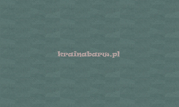 Tapeta geometryczna z  trapezowym wzorem w ciemnej zieleni z wyczuwalną strukturą  i efektem 3D