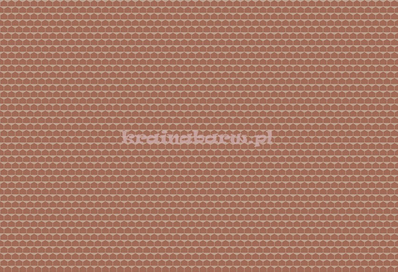 Nowoczesna tapeta z drobnym geometrycznym srebrzystym wzorem na  ceglastym matowym tle