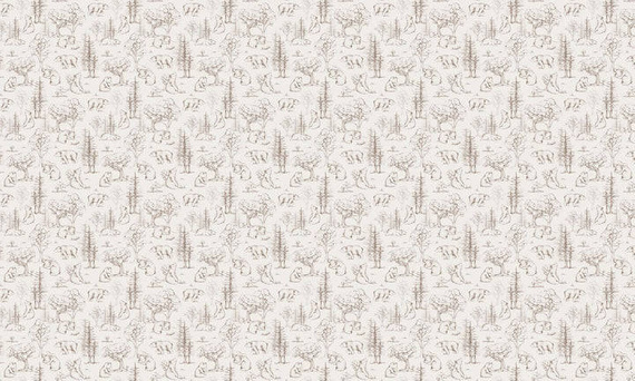 Fototapeta dla dzieci Orso niedżwiadki w lesie grafika