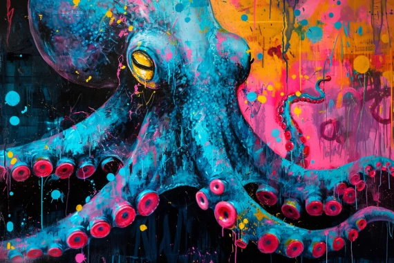 Tapeta Artystyczna Profond Pieuvre PP104