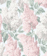 Ekskluzywna tapeta kwiaty bzu różowo białe