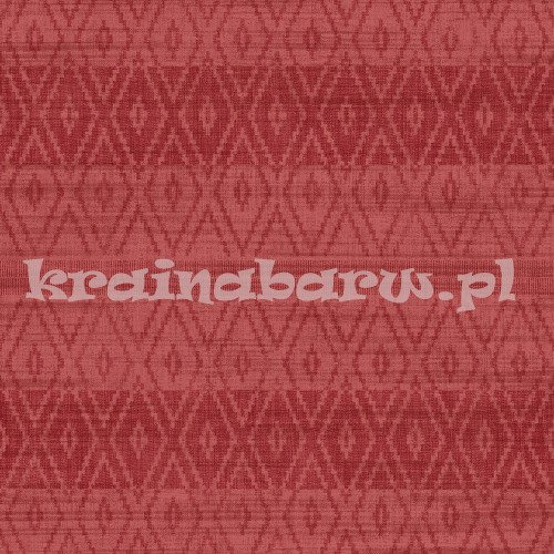 Tapeta geometryczna w etniczne romby w czerwieni