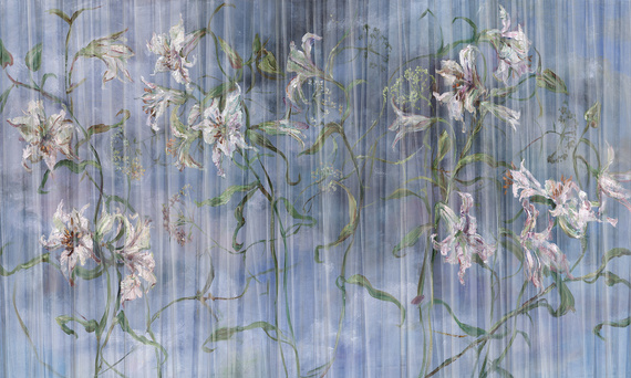 Fototapeta artystyczna Lumina 2 kwiaty lilie