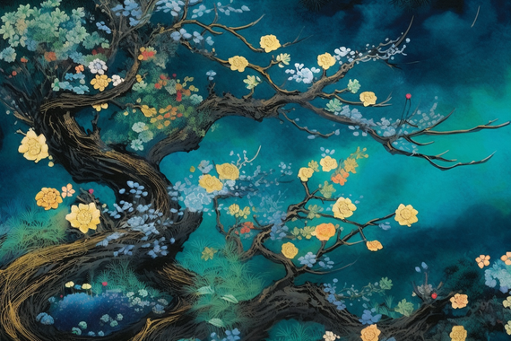 Tapeta Artystyczna Nectar Prunus NP101