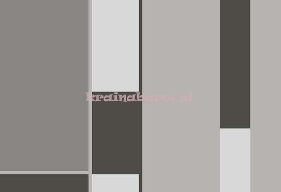 Nowoczesna tapeta geometryczna abstrakcja prostokąty z brązem