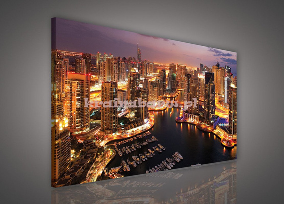 Obraz na płótnie PP20864O1 Dubaj nocą