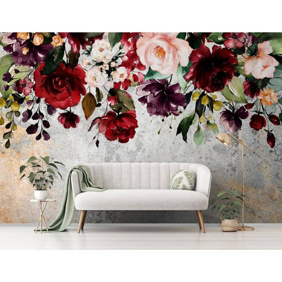 Fototapeta 13890 - Malowane Kwiaty