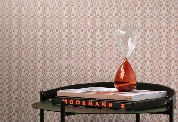 Nowoczesna tapeta geometryczna z drobnym wzorkiem na szarym matowym tle 