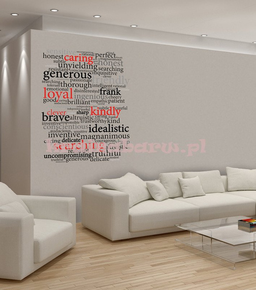 Naklejki na ścianę NAPISY 1 SPN64TD