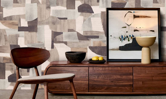 Tapeta tekstylna Arte 57602 nowoczesny geometryczny wzór